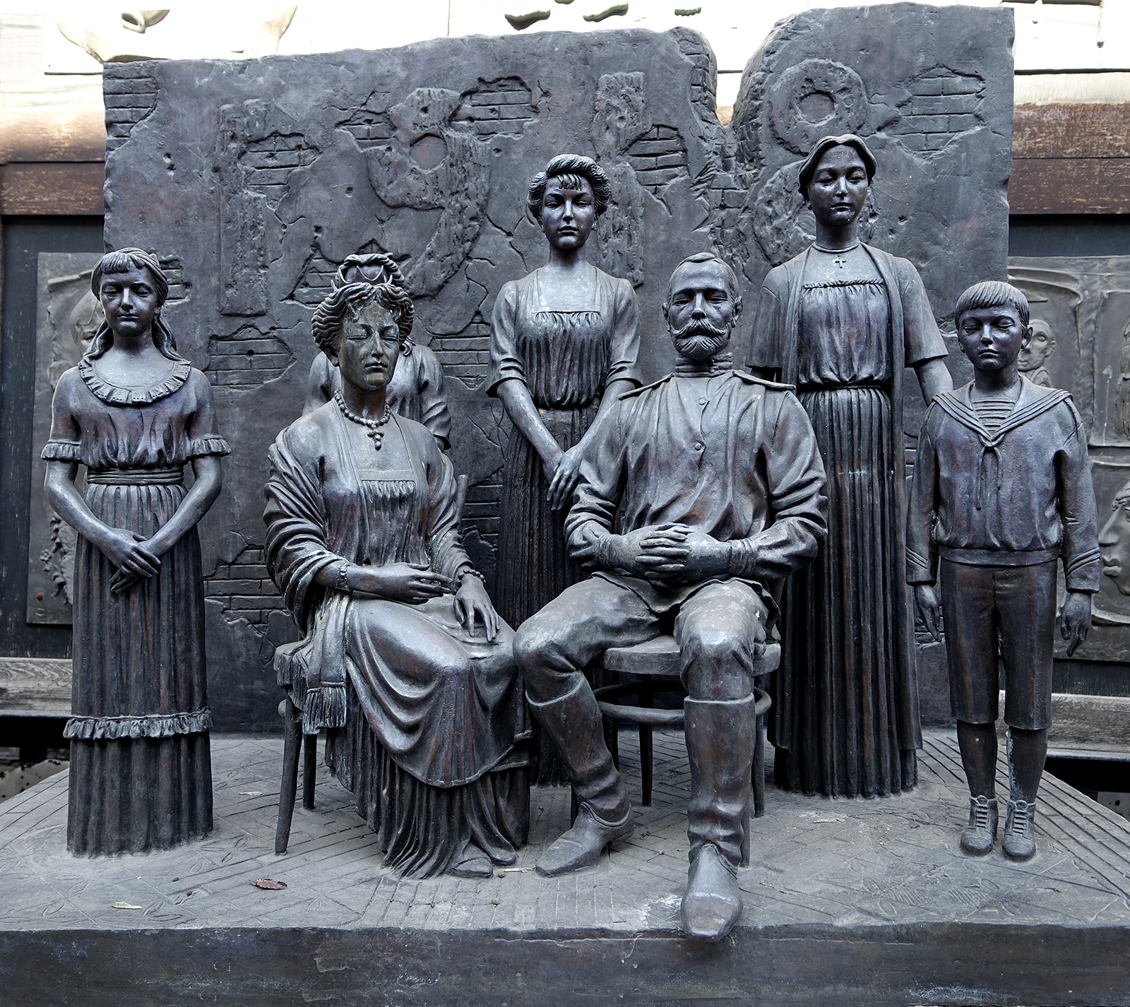 Ипатьевская ночь, бронза, 2007. Музей-мастерская Зураба Церетели. Москва. Россия.