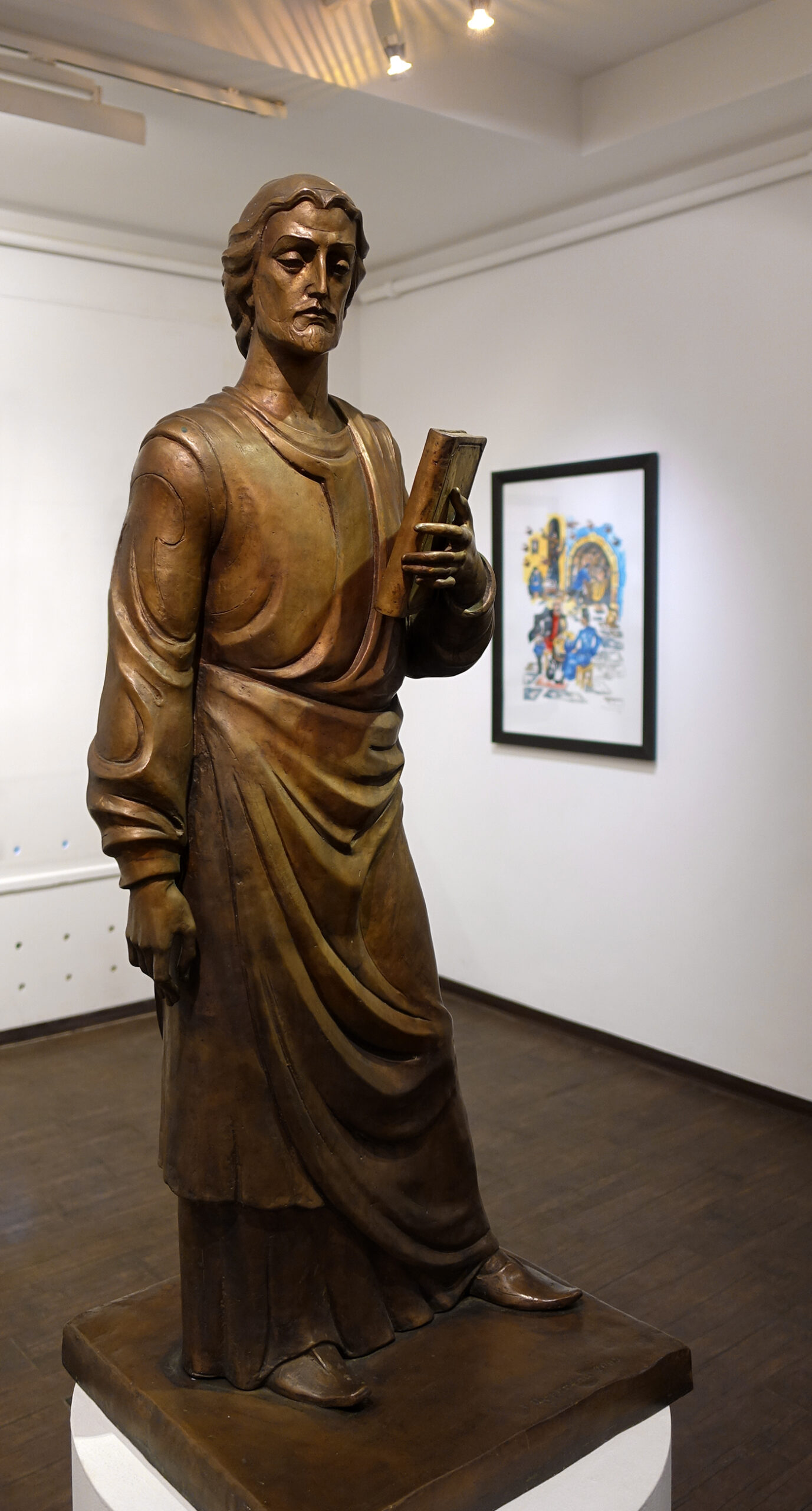 Шота Руставели, бронза, 2005. Зураб Церетели. Музей-мастерская на Б. Грузинской. Москва. Россия.