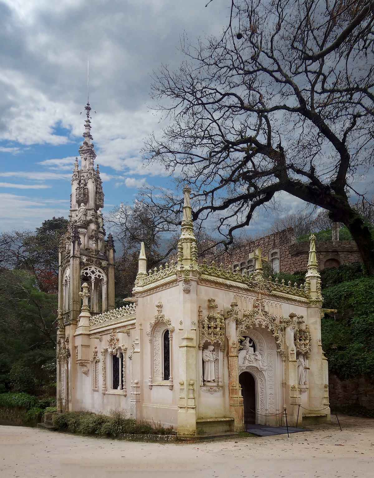 Capela Da Quinta Da Regaleira, Sintra, Portugal.