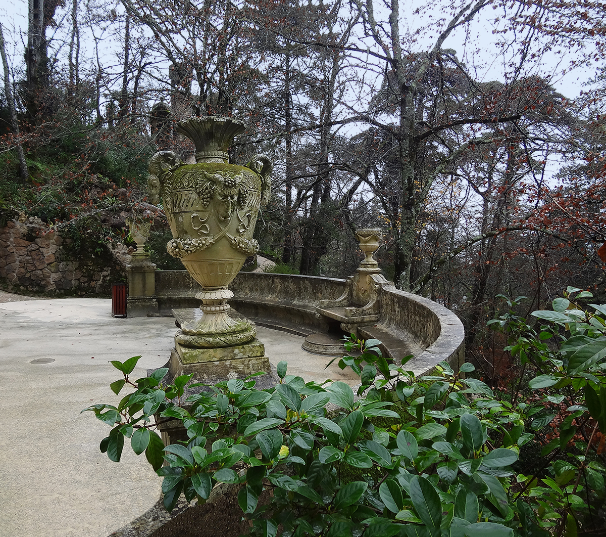 In the park of Villa Rigaleira, Sintra, Portugal.