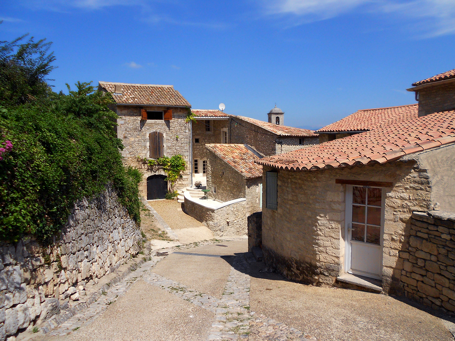 A street of Lacoste, Provence, France.