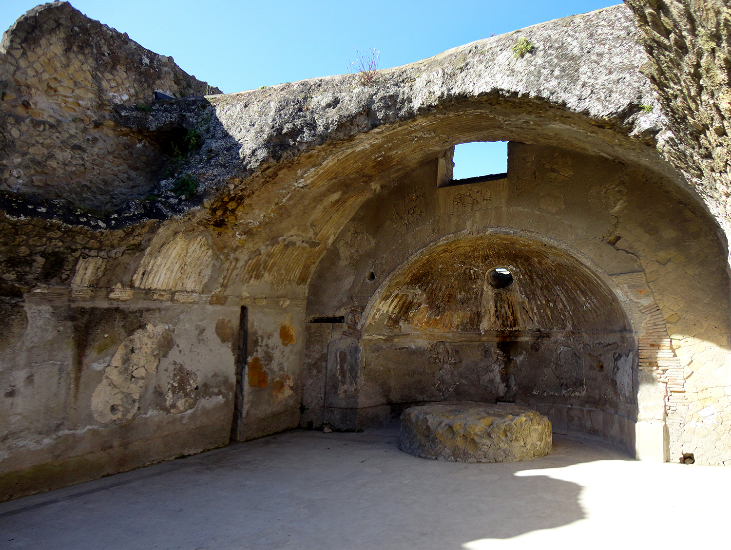 The central thermae of Herculaneum, Italy.